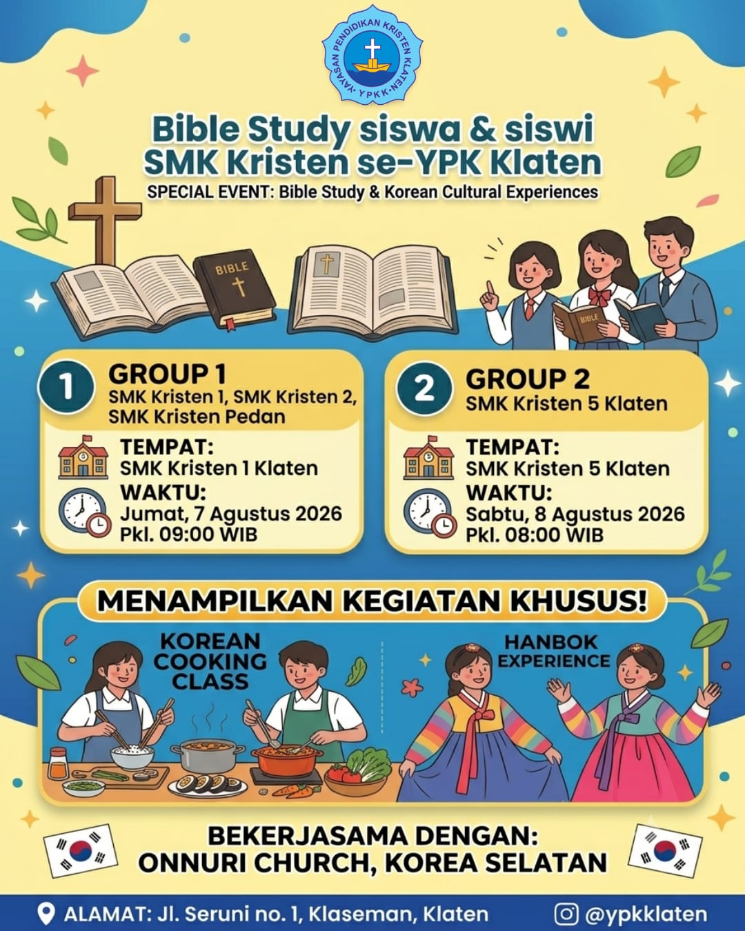 BIBLE STUDY SISWA/I SMK KRISTEN SE-YPKK